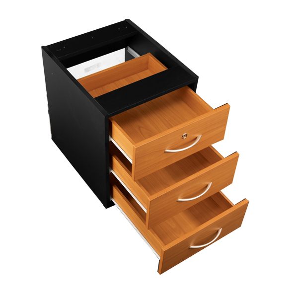 33077::MDW-3L::A Sure 3 drawers for left side office desk. Dimension (WxDxH) cm : 41x50x51 Cabinets