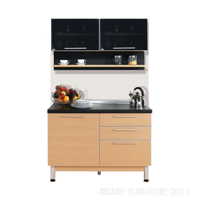 57032::MODULAR-SET-19::A Sure 120-cm kitchen set. Available in Oak