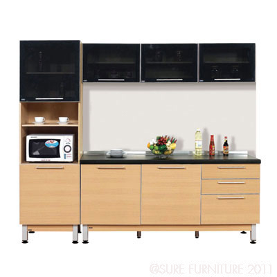 24097::MODULAR-SET-23::A Sure 240-cm kitchen set. Available in Oak