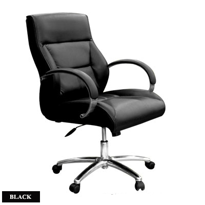 39035::PACIO-02::A Sure executive chair. Dimension (WxDxH) cm : 64x71x96-104. Available in Black