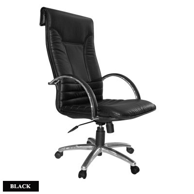 42055::PALACE-01::A Sure executive chair with PU leather seat. Dimension (WxDxH) cm : 64x78x117-129. Available in Black