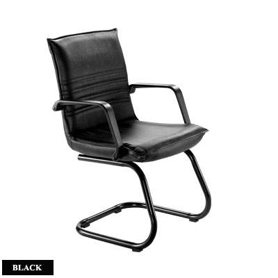 63015::PL-210-V::A Sure guest chair. Dimension (WxDxH) cm : 57x60x90. Available in Black Row Chairs SURE visitor's chair