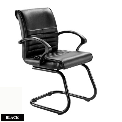 52350077::PL-212-A::A Sure row chair with armrest. Dimension (WxDxH) cm : 56.5x60x90.5. Available in Black SURE visitor's chair SURE visitor's chair