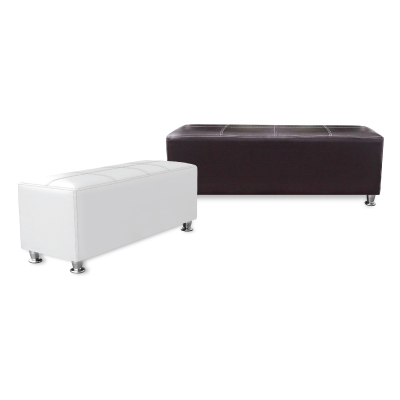 41013::Q52::A Sure stool. Dimension (WxDxH) cm : 122x35x44. Available in White and Brown