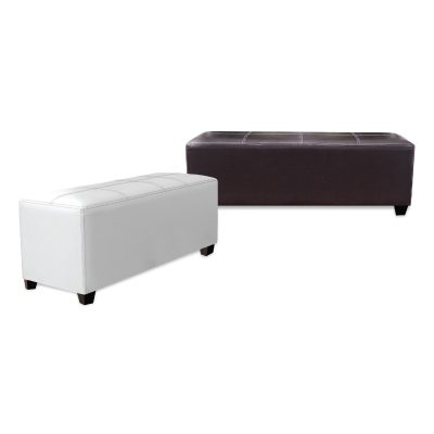 91028::Q53::A Sure stool. Dimension (WxDxH) cm : 122x35x44. Available in White and Brown