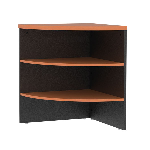 69356603::SCN-600::A Sure on-sale office table with open shelves. Dimension (WxDxH) cm : 60x60x75 SURE Melamine Office Tables