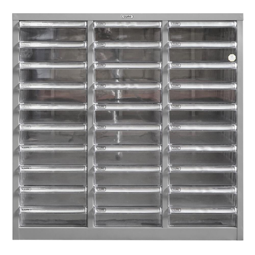 80010::SD-302::A Sure steel cabinet with 30 drawers. Dimension (WxDxH) cm : 88x40.7x88 Metal Cabinets