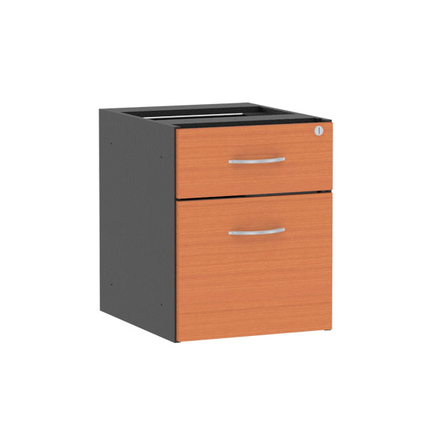 35056::SDW-2L,SDW-2R::กล่อง 2 ลิ้นชักสำหรับโต๊ะทำงาน รุ่น SDW-2  ขนาด ก410xล500xส510 มม. ตู้เอกสาร-สำนักงาน SURE