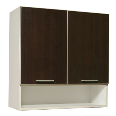 28059::SLW-80::A Sure floating cabinet with upper swing doors and lower open shelves. Dimension (WxDxH) cm : 80x30x80 Kitchen Sets