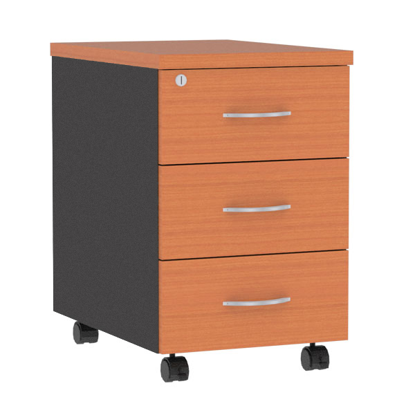 92019::SPD-663::A Sure cabinet with casters and 3 drawers. Dimension (WxDxH) cm : 42x60x65