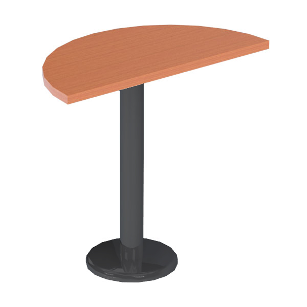 64049::STE-8040::โต๊ะต่อข้างขาเหล็ก รุ่น STE-8040 ขนาด ก400xล800xส750 มม. สีเชอร์รี่ โต๊ะสำนักงานเมลามิน SURE