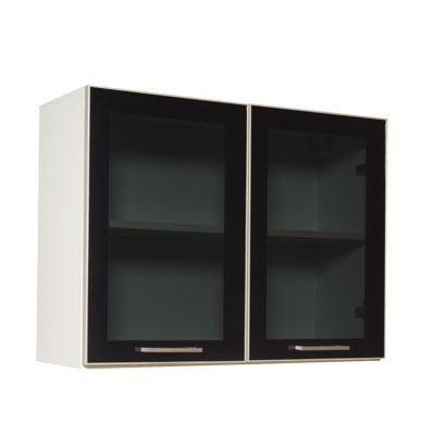 92073::SW-80G::A Sure floating cabinet with swing glass doors. Dimension (WxDxH) cm : 80x30x60 Kitchen Sets