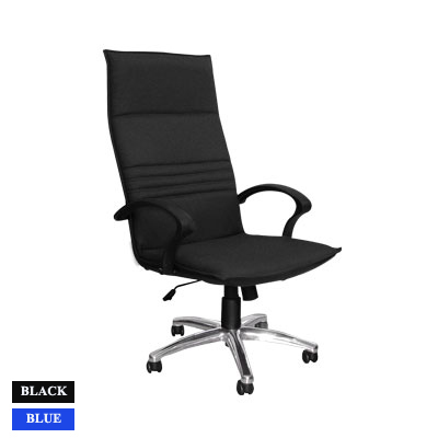 60086::TERMINAL-01::A Sure executive chair. Dimension (WxDxH) cm : 67x70x120-132. Available in Black and Blue