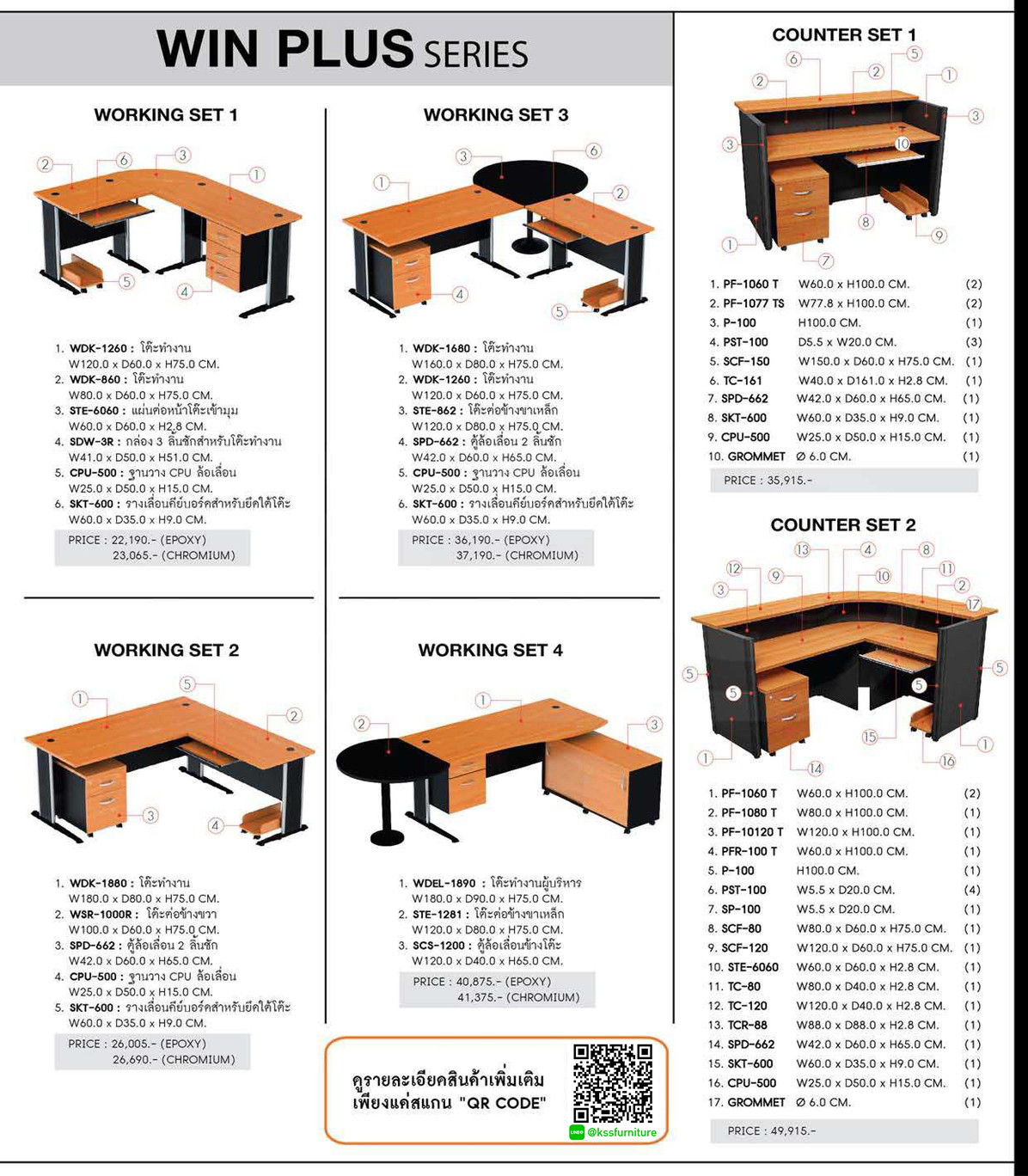 88084::WORKING-SET1::A Sure office set. Working-Set1 SURE Coun Table