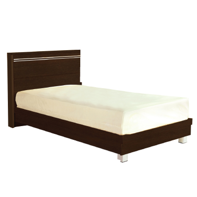 69096::XBD-M13::A Sure 3.5-feet modern wooden bed. Dimension (WxDxH) cm : 119.4x212.4x100. Available in Oak and Beech