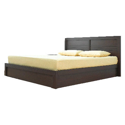 81071::XHB-504::A Sure 6-feet modern wooden bed. Dimension (WxDxH) cm : 199x206x100