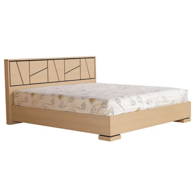 11073::XHB-506::A Sure 6-feet modern wooden bed. Dimension (WxDxH) cm : 194.4x211.3x100