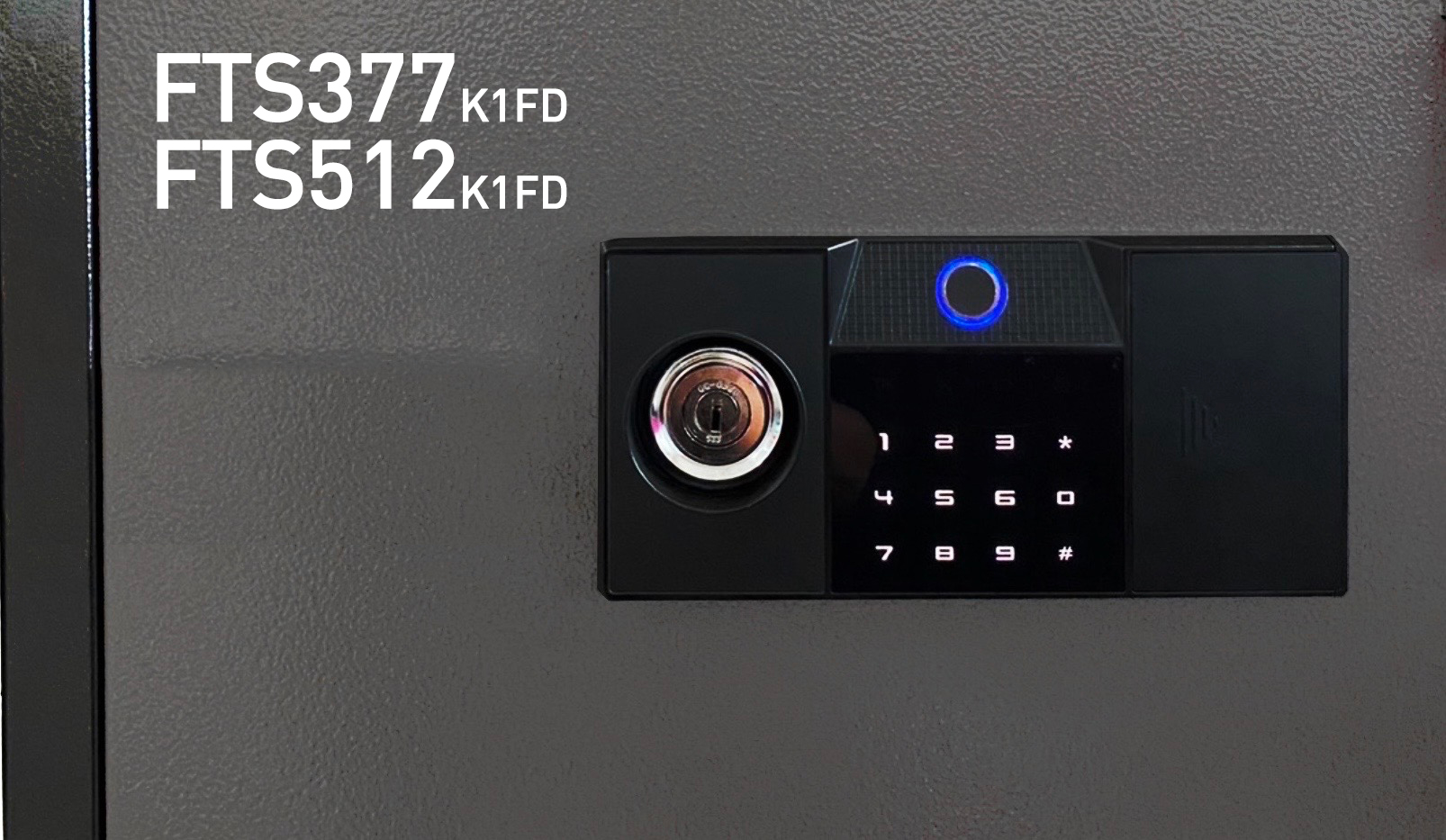 72059::FTS512K1FD::ตู้เซฟสแกนนิ้วมือ กล่องถ่านอยู่ภายนอก มอก. ตู้นิรภัยชนิดกันไฟ น้ำหนัก 51 KG. เปิด-ปิดด้วยกุญแจ1ดอกพร้อมกัน กดปุ่มดิจิตอล ป้องกันการปลอมแปลงกุญแจ ขนาดภายในตู้เซฟ ก345xล400xส512 มม. ขนาดภายนอกตู้เซฟ ก213xล272xส348 มม. สีRBW,สีBKRB ไทโย ตู้เซฟ