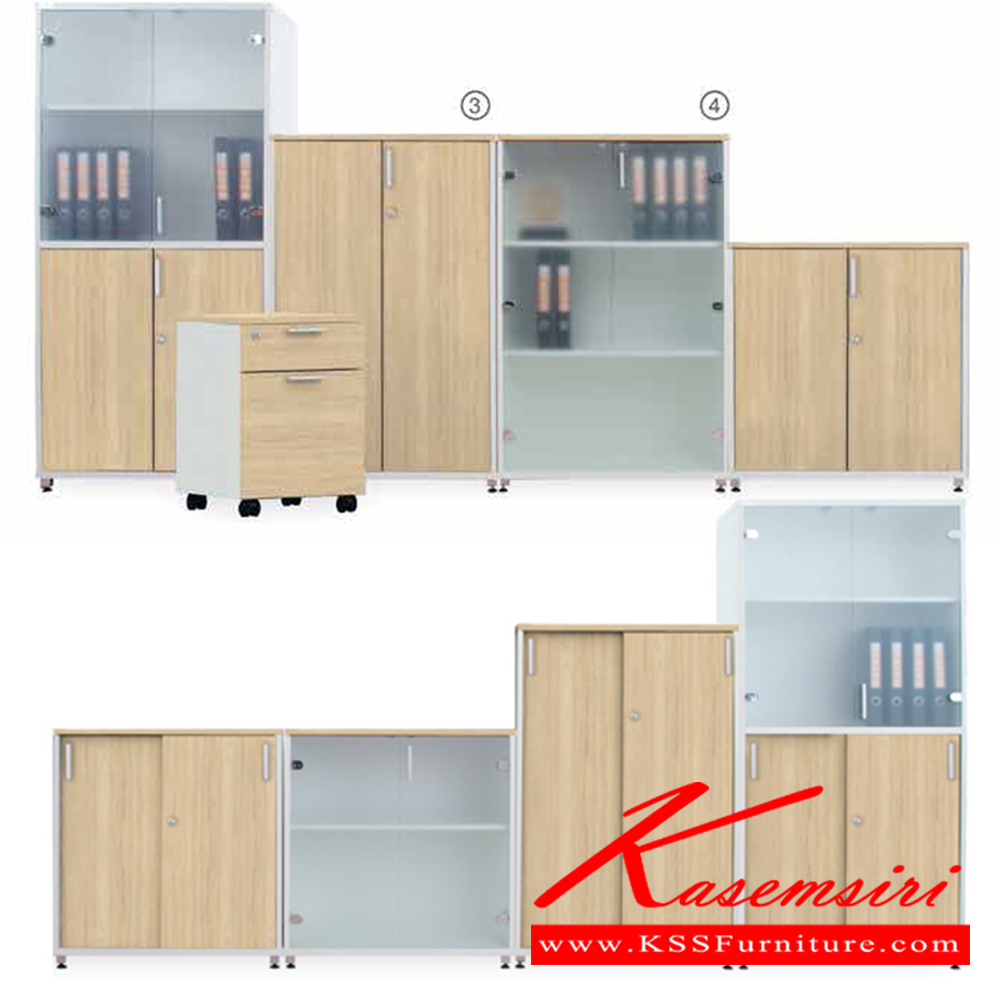 21089::HB-CM814::A Taiyo cabinet with upper swing glass doors and lower swing doors. Dimension (WxDxH) cm : 80x40x165. Available in 3 colors