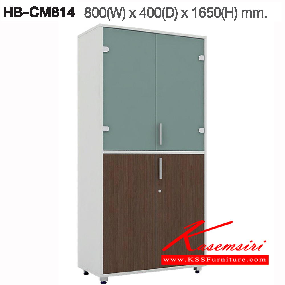 21089::HB-CM814::A Taiyo cabinet with upper swing glass doors and lower swing doors. Dimension (WxDxH) cm : 80x40x165. Available in 3 colors