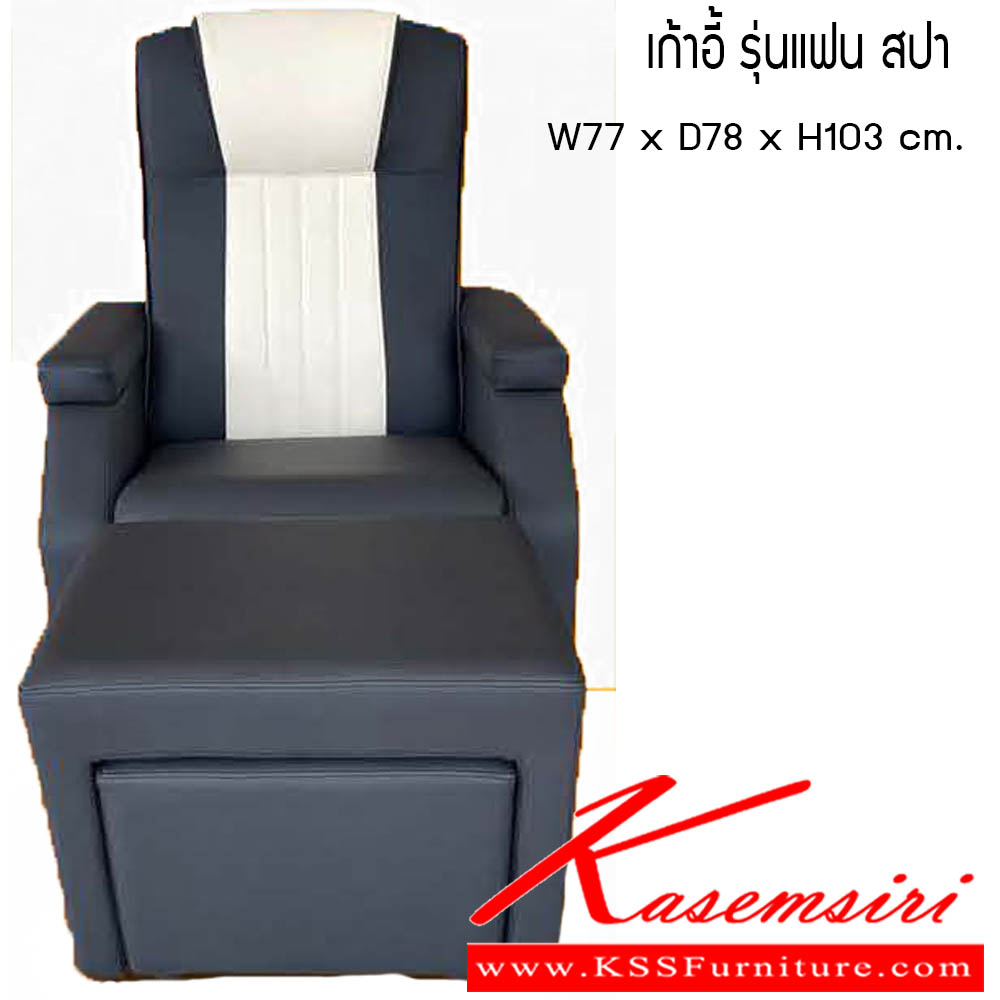 12580036::เก้าอี้รุ่นแฟน-สปา::เก้าอี้รุ่นแฟน สปา ขนาด W77x D78x H103 cm. ซีเอ็นอาร์ เก้าอี้พักผ่อน