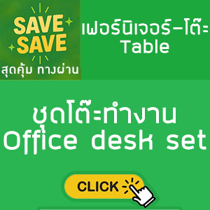 SAVE-SAVE สุดคุ้มทางผ่าน ชุดโต๊ะทำงาน Office desk set