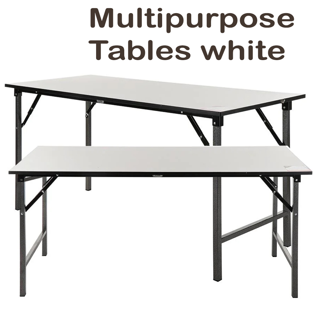 โต๊ะพับอเนกประสงค์-หน้าขาว